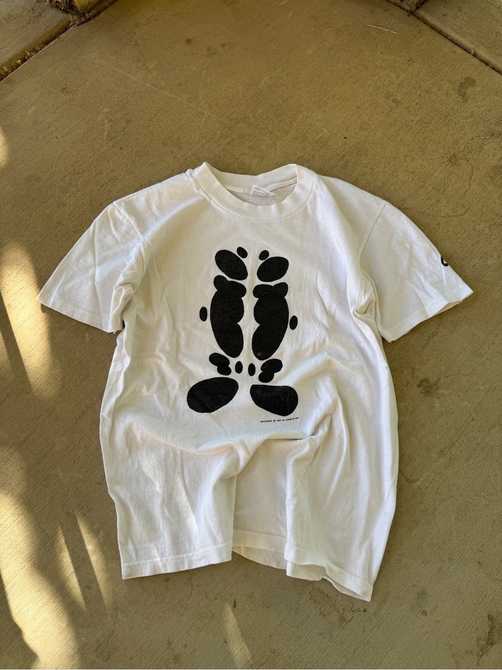 80’s Vintage Watchmen Comic Book Rorschach T Shirt